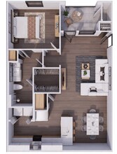 1/1 T3116 floor plan